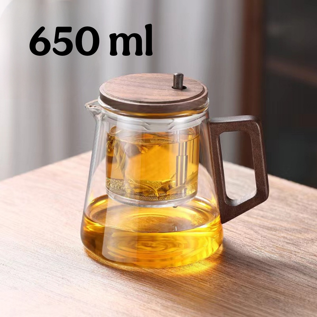 Чайник Базовая коллекция 2501 0.65 л, жаропрочное стекло