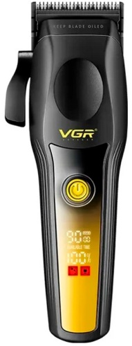 VGR Professional машинка для стрижки V-159 черный, желтый