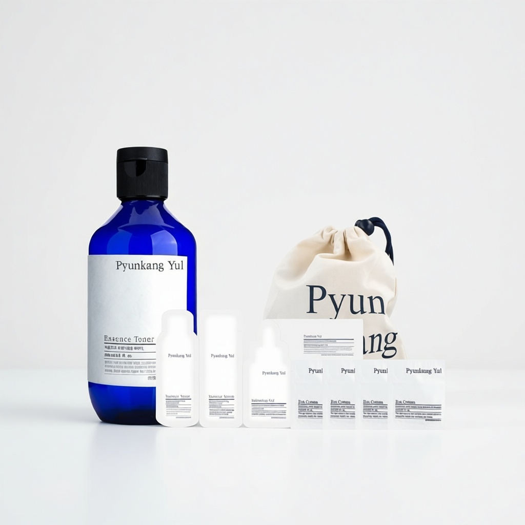 Pyunkang Yul Toner 200ml Pouch Set A набор по уходу за лицом для женщин, фото 2