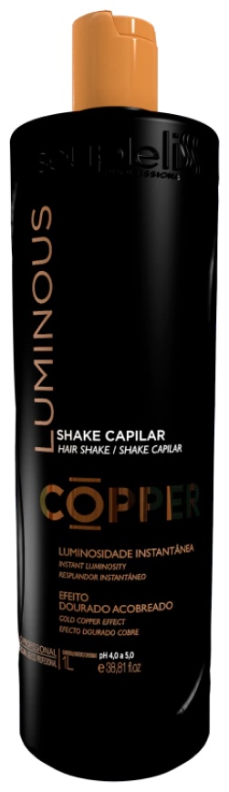 Soupleliss Luminous Shake Capilar Copper оранжевый масляной краситель 1000 мл