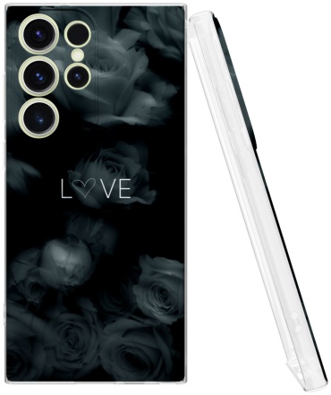 Чехол Mcover для Samsung Galaxy S23 Ultra прозрачный