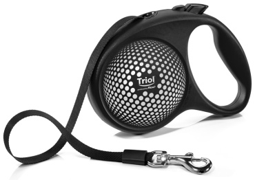 Triol поводок-рулетка Flexi Joy Planet S до 15 кг (5м лента) XS, Черный