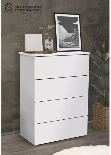 Комод ADKmebel Vastio14, 60x35x85 см, белый