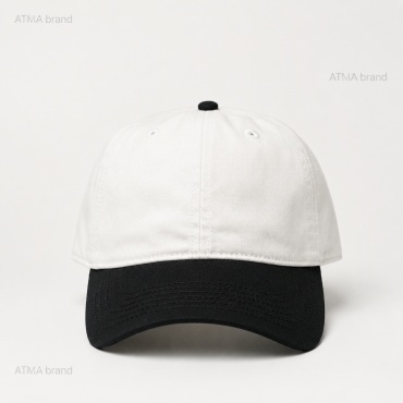 Кепка ATMA brand размер универсальный, черный, белый