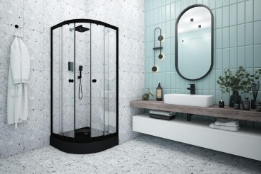 KABINKA.KZ двухстенное Классик 1/4 круга , 800х2110 мм