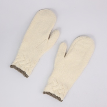 Варежки Dilly Gloves размер универсальный молочный