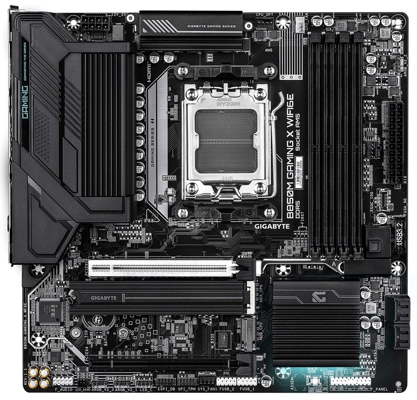 Материнская плата GIGABYTE B850M X WiFi6E REV.1.1 (9MB85MG6-00-G11)