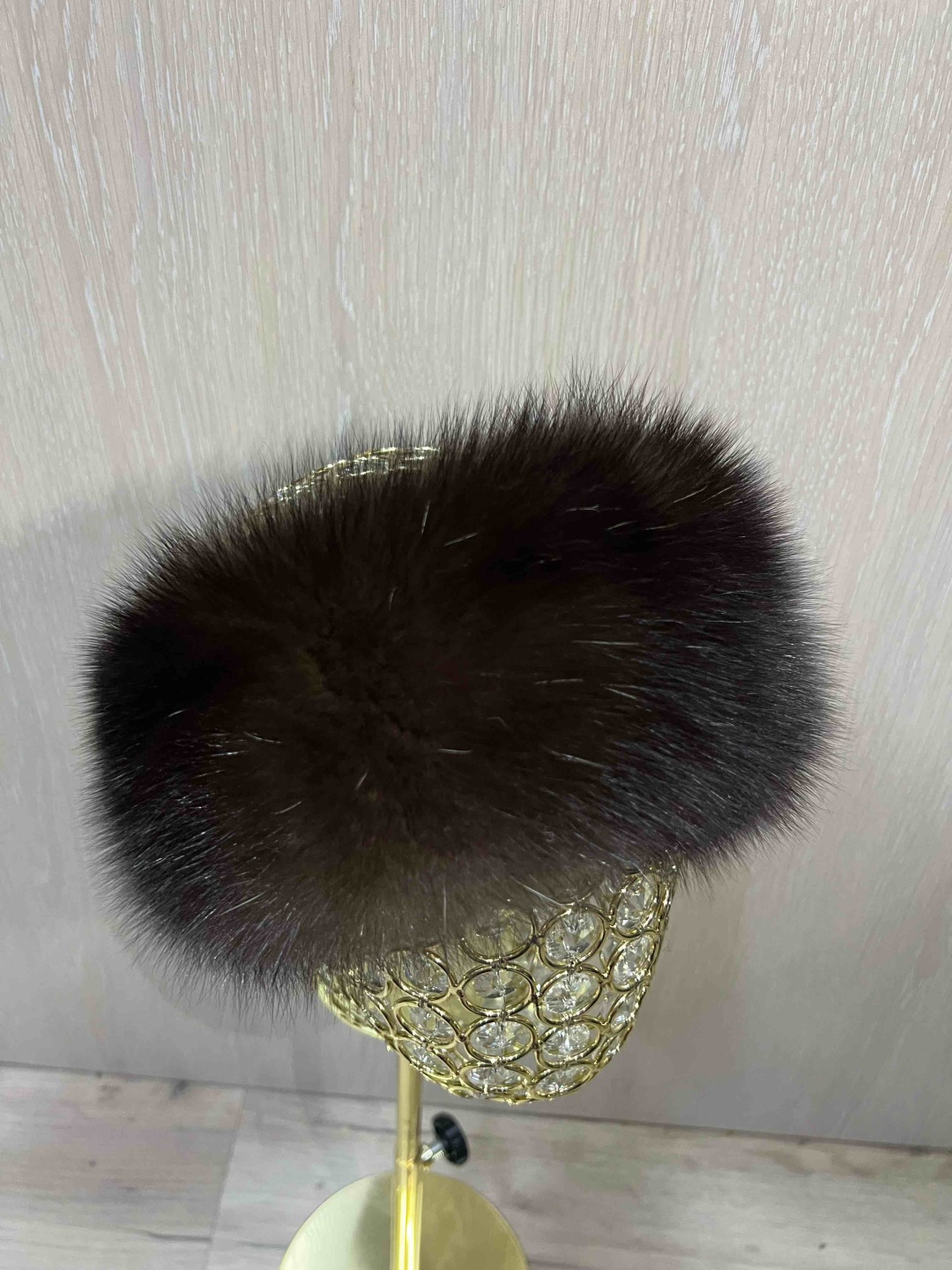 Повязка SemiFur размер 57, 58, 59, 60, коричневый, светло-коричневый
