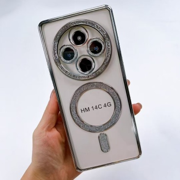 Чехол ОЕМ для Xiaomi Redmi 14C серебристый
