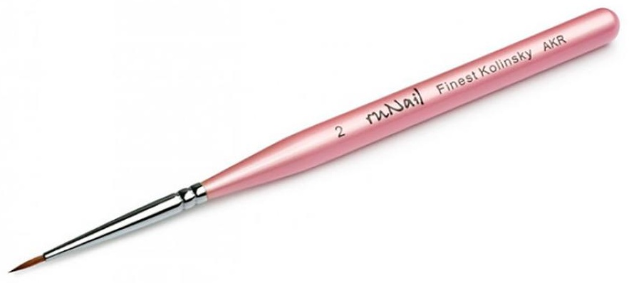 RuNail Professional кисть для тонких линий колонок 1 шт