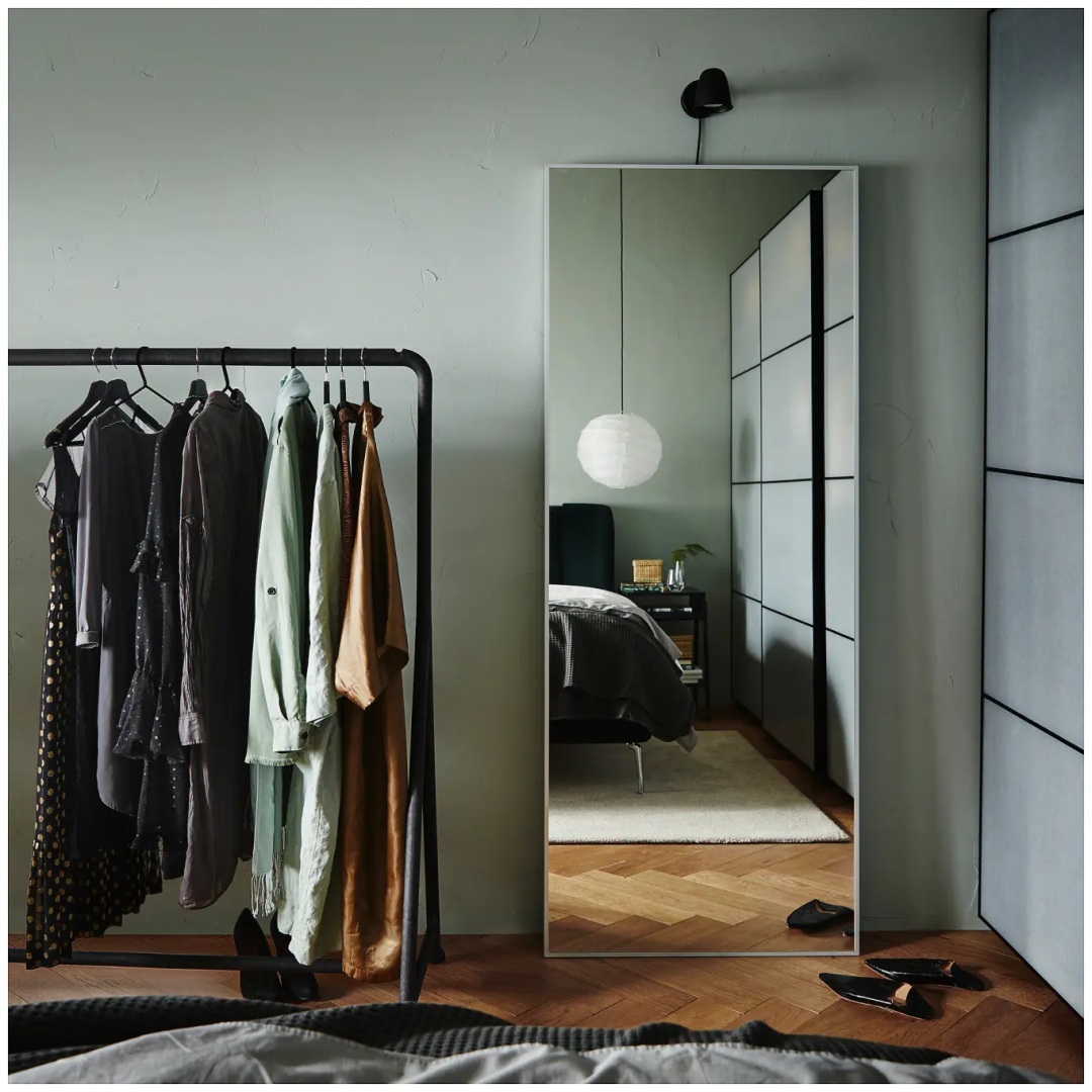 Зеркало настенное, напольное IKEA HOVET 78x196 см