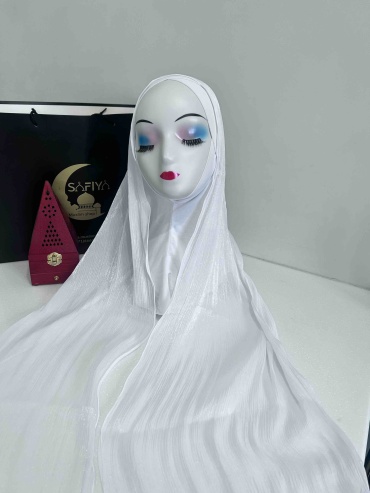 Хиджаб Muslima style размер 44, 46, 48, белый
