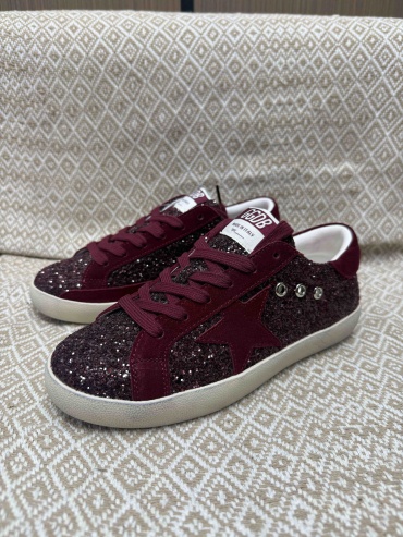 Кеды Golden Goose бордовый