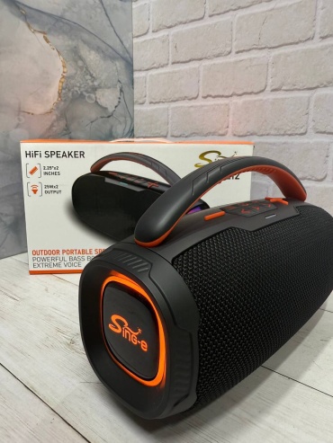Портативная колонка SinG-e ZQS-L12 черный