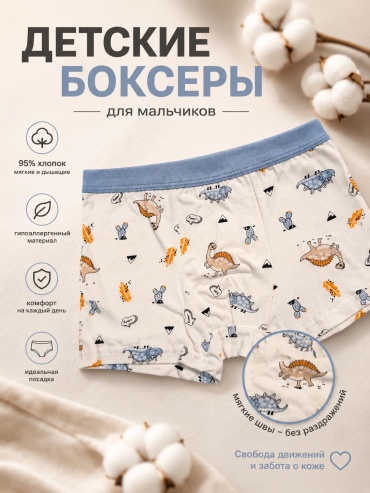 Боксеры мультиколор
