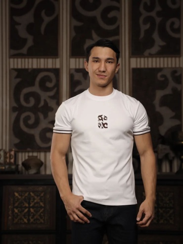Футболка GL Exclusive коричневый, белый
