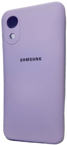 Чехол msin для Samsung Galaxy A03 core фиолетовый
