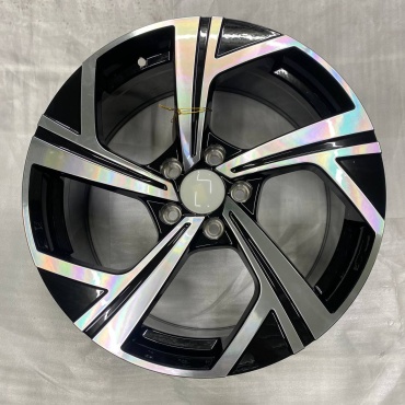 DIVAD BK5851 8x18/5x112 D57.1 ET45 4 диска черный, серебристый