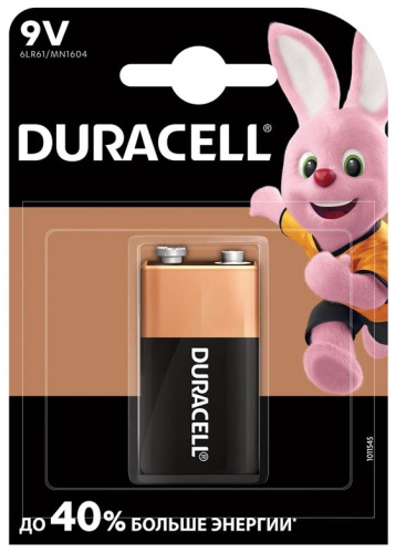 Батарейка 9V Duracell 1 шт