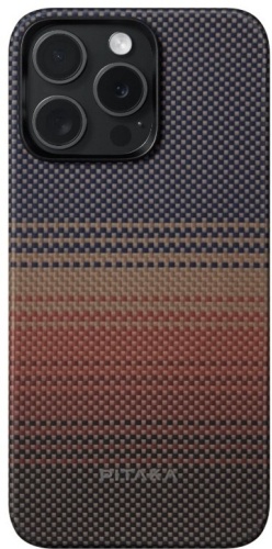 Чехол GLASS для Apple iPhone 15 Pro коричневый