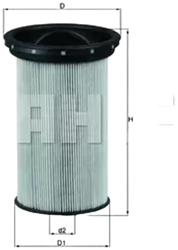 MAHLE топливный фильтр KX69