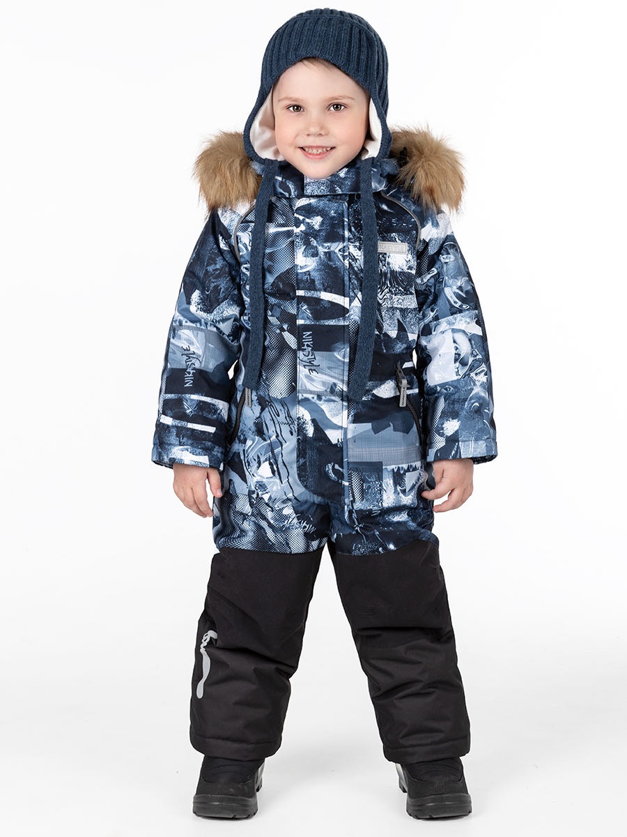 Комбинезон с брюками NIKASTYLE черный, синий