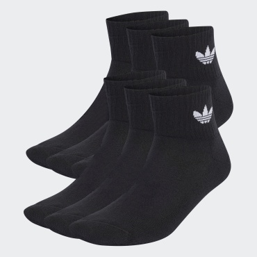 Носки, спортивные носки adidas 6 пар черный 46-48
