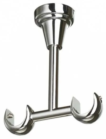 Lm Decor кронштейн для трубчатых карнизов B12002516CH 1 шт, металл