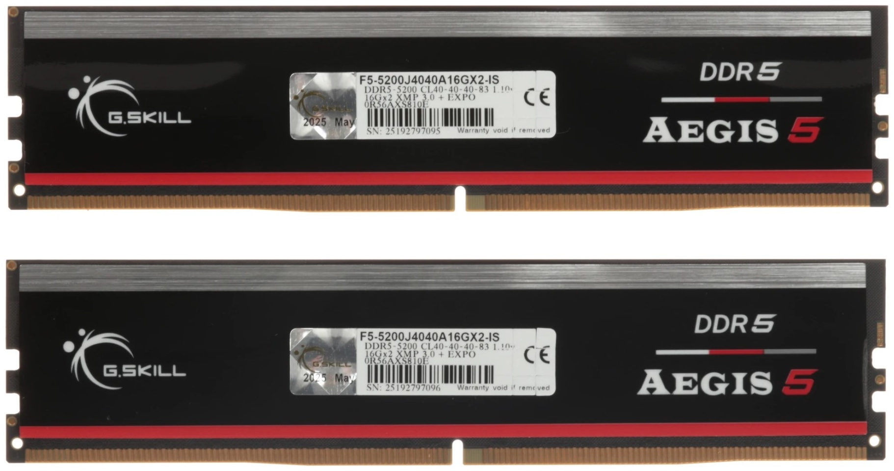 Оперативная память G.SKILL F5-5200J4040A16GX2-IS 32 Гб