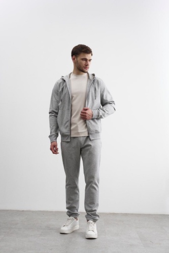 Повседневный костюм Masculino светло-серый