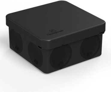 Распределительная коробка квадратная Промрукав 80х80х40 мм, пластик