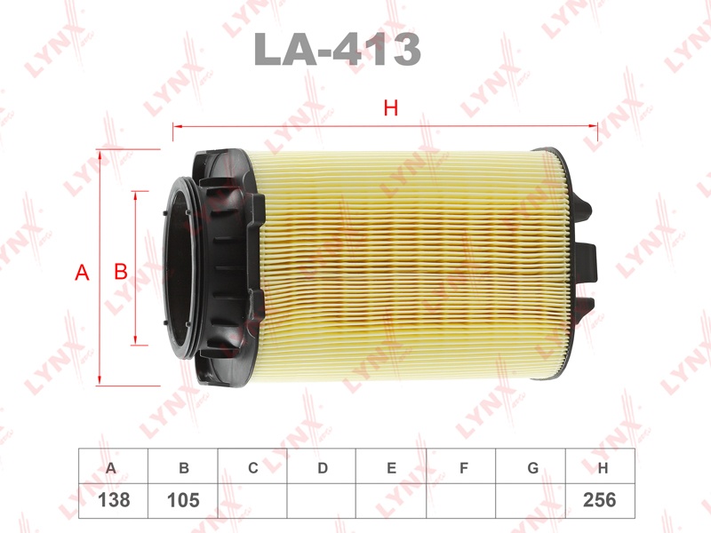 LYNXauto воздушный фильтр LA413