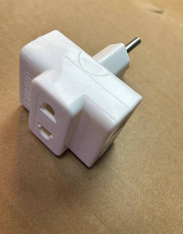 Jimma тройник ADAPTER220AV1A3SOCKET 1 шт