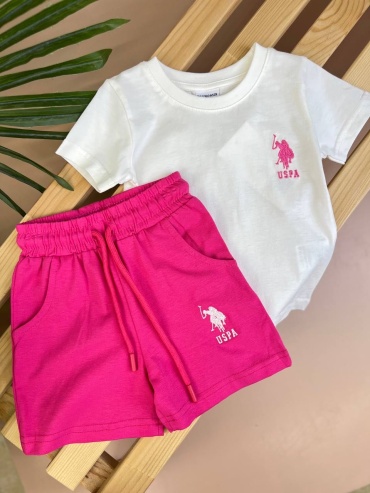 Комплект Baby Mixt белый, розовый