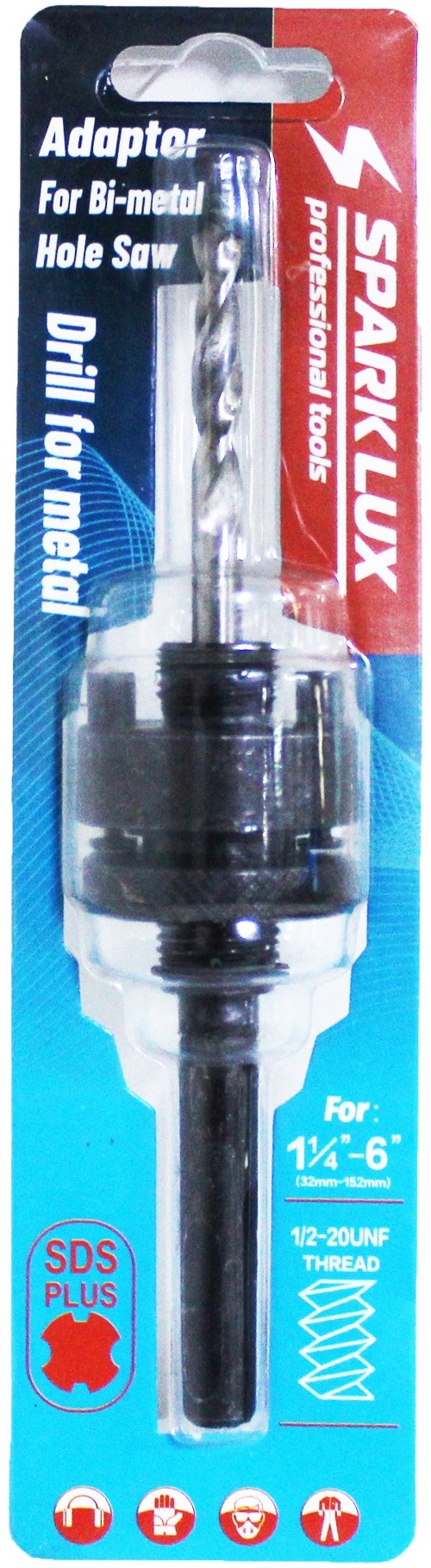 Spark Lux держатель для коронок Державка для биметаллических коронок SL ( 32 mm-152 mm ) 1 шт