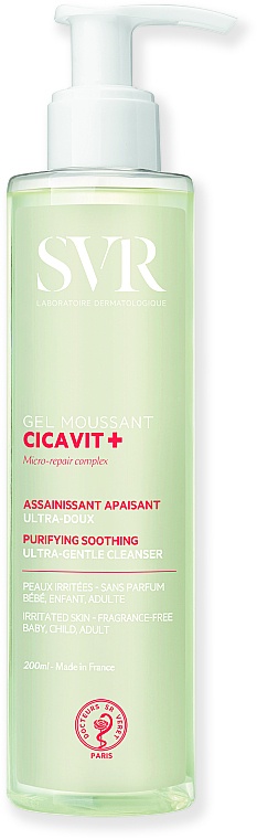 SVR Gel moussant cicavit+ гель-мусс 200 мл