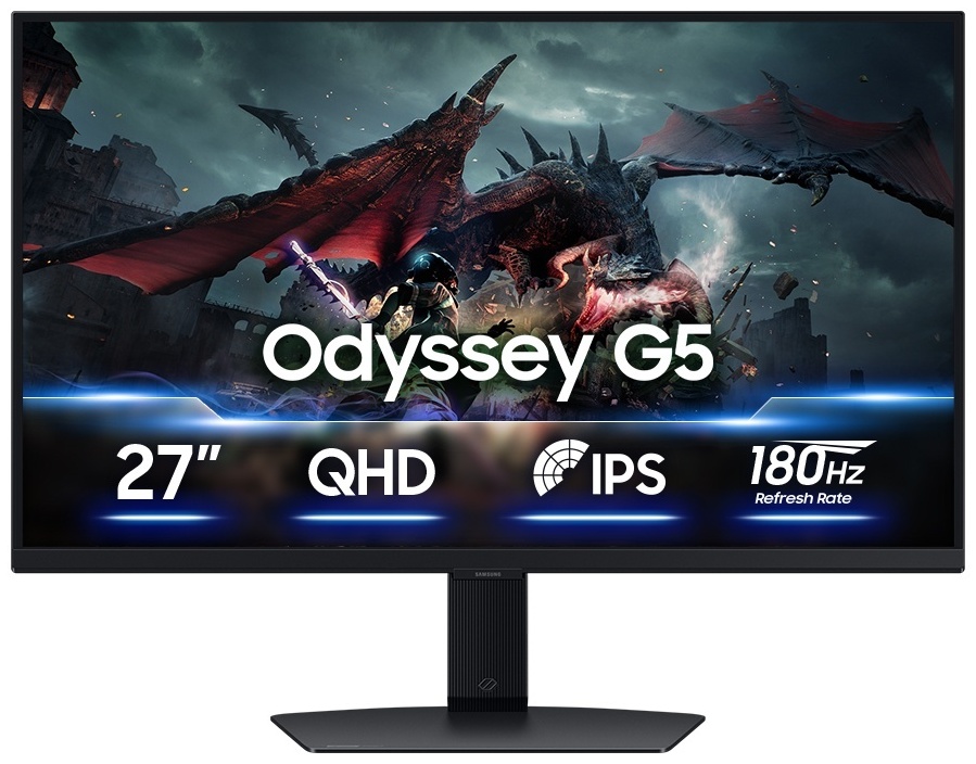 Монитор 27" Samsung Odyssey G5 LS27DG500EIXCI черный