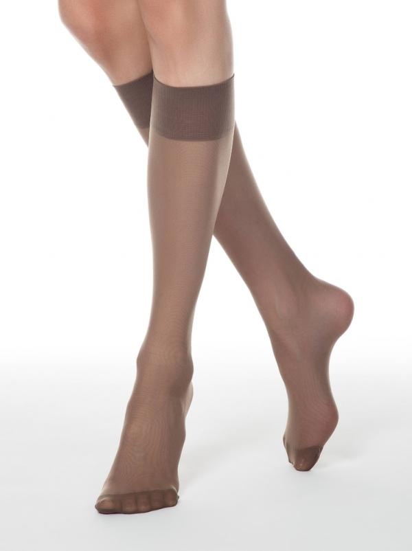 Гольфы Conte Elegant 8С-3СП серо-коричневый 23-25