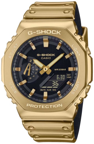 Кварцевые CASIO G-SHOCK GM-2100YMG-9A пластик, сталь