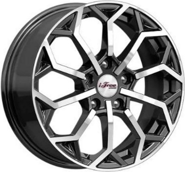 WorldWheels iFree Спейс-Нидл БЛЭКДЖЕК 6.5x16/5x112 D57.1 ET46 4 диска графит, серый, черный