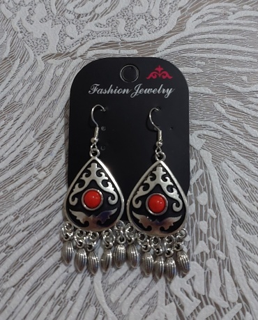 Серьги Fashion Jewelry бижутерный сплав, пластик