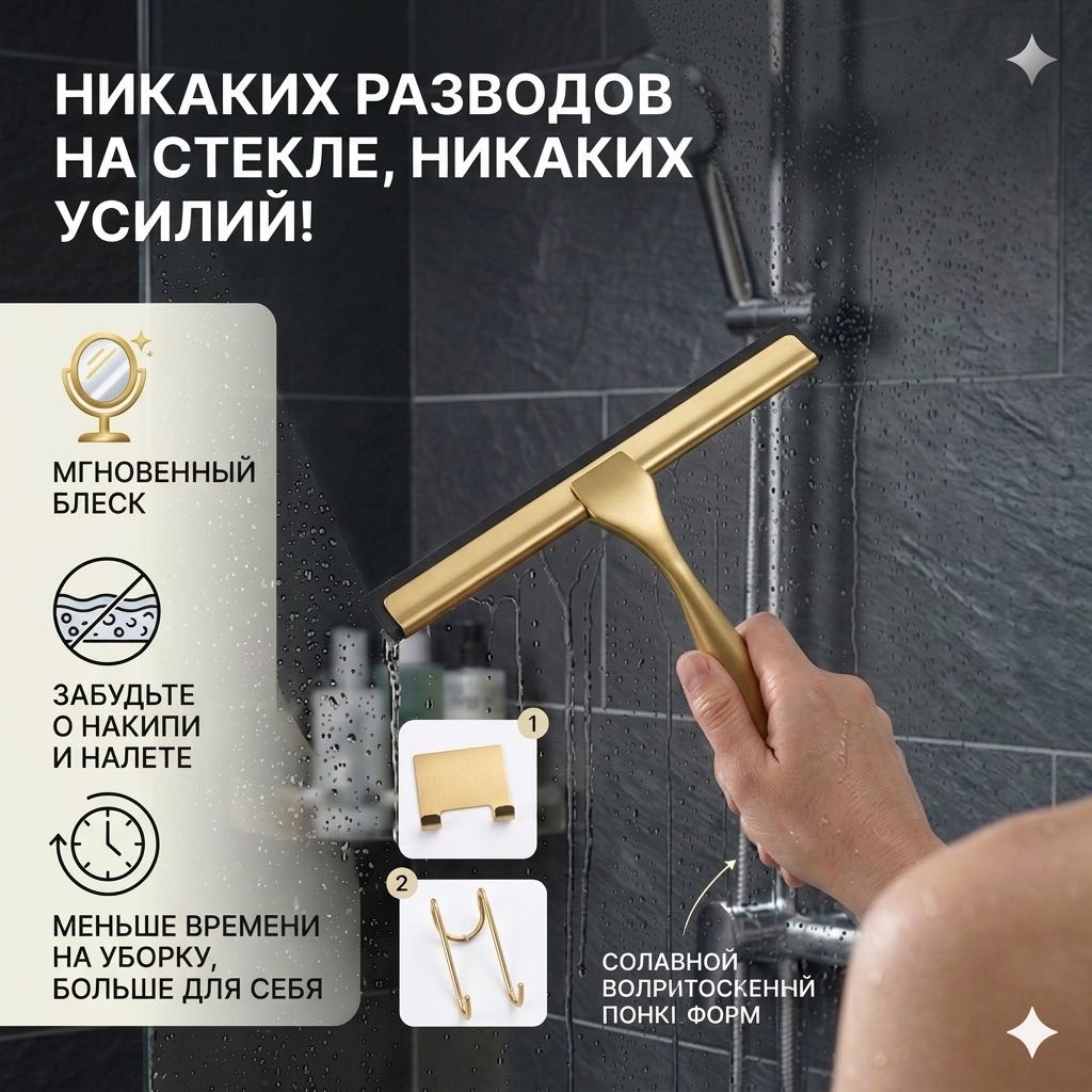 Стекломой W-31 золотистый