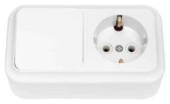 Розетка Bylectrica В-РЦ-527, белый