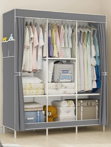 Система хранения для одежды HOME металл, пластик, 128x44x170 см