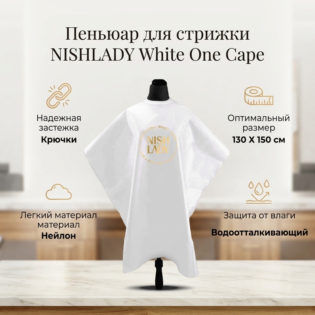NISHLADY пеньюар белый