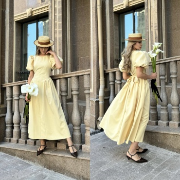 Вечернее платье Fashion желтый