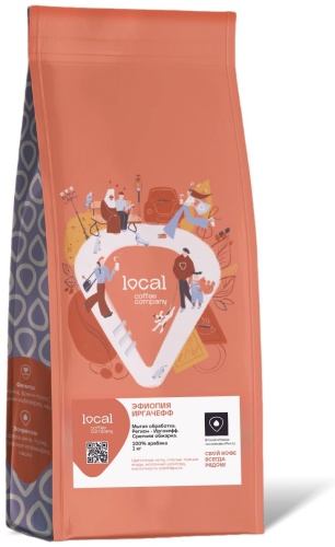 Кофе Local coffee Эфиопия Иргачефф зерновой 1000 г