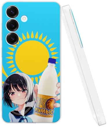 Чехол Mcover для Samsung Galaxy S25 рисунок