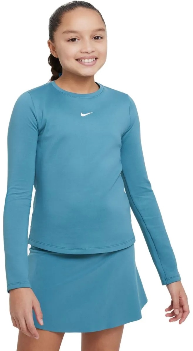 Лонгслив Nike голубой