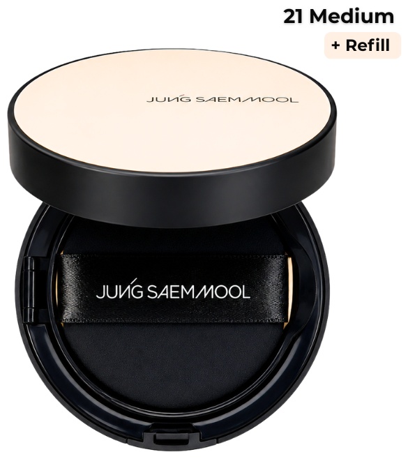 Jungsaemmool Кушон для лица Essential Skin Nuder Cushion SPF 50+/PA+++ кушон 21 Medium 28 г